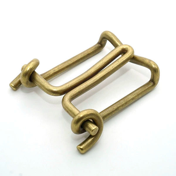 Solid Brass Vintage Men's Belt Buckle