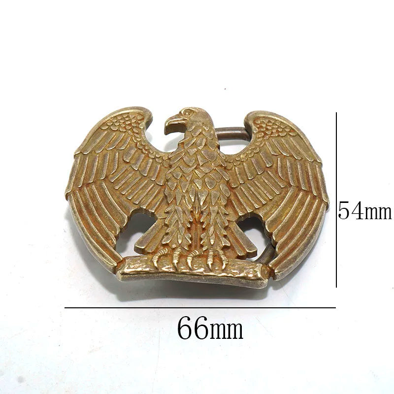 Solid Brass Oxidized Vintage Women's Belt Buckle