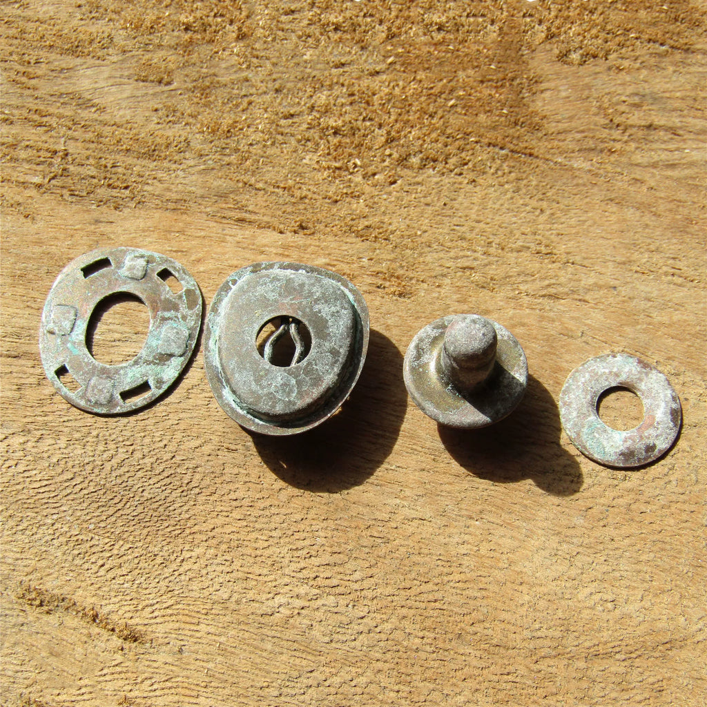 Solid Brass Vintage Western Snap Fastener