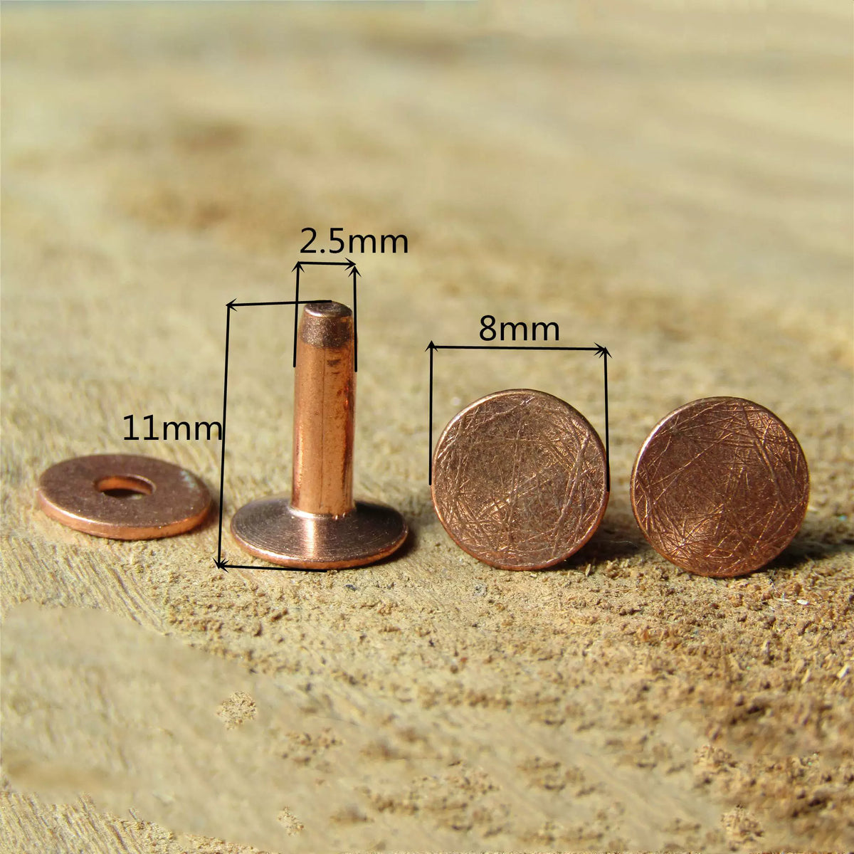 Copper Western Permanent Rivet