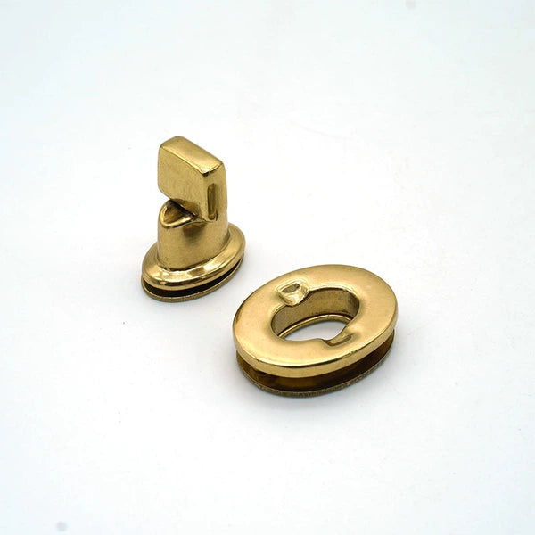 Solid Brass Twist Lock for 14mm Strap
