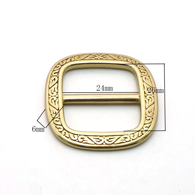 Solid Copper Vintage Patterned Tri-Glide 24mm