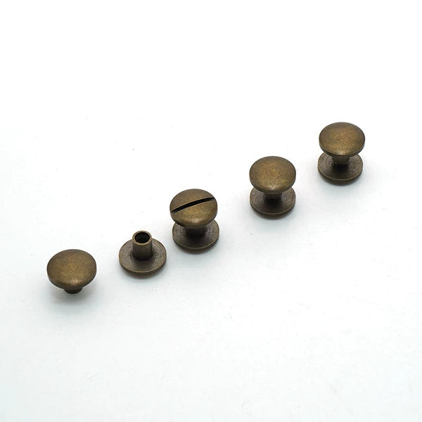 Solid Copper Double Cap Rivet