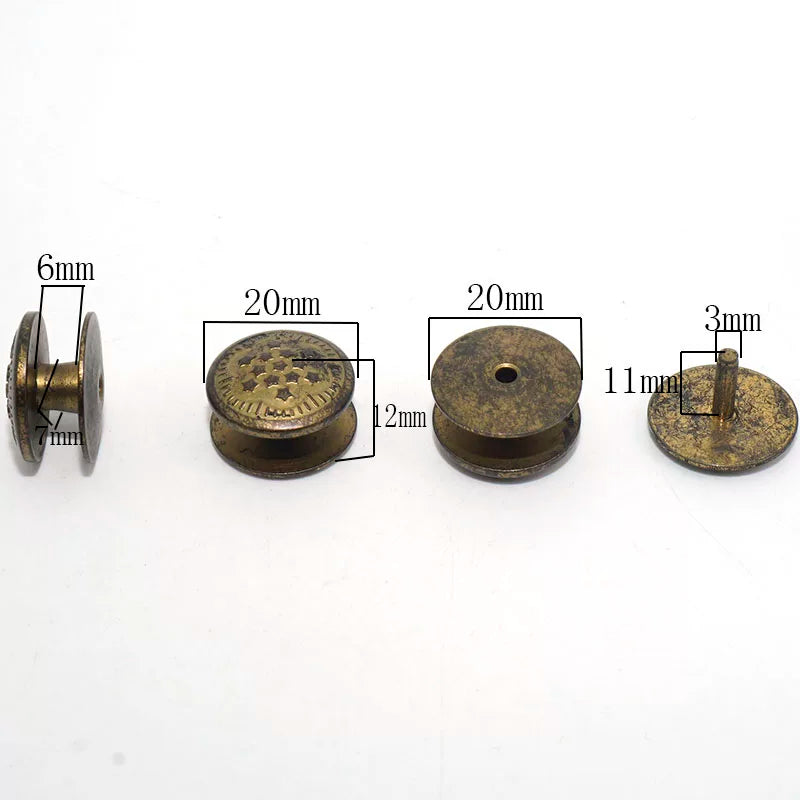 Solid Copper Vintage Rivet
