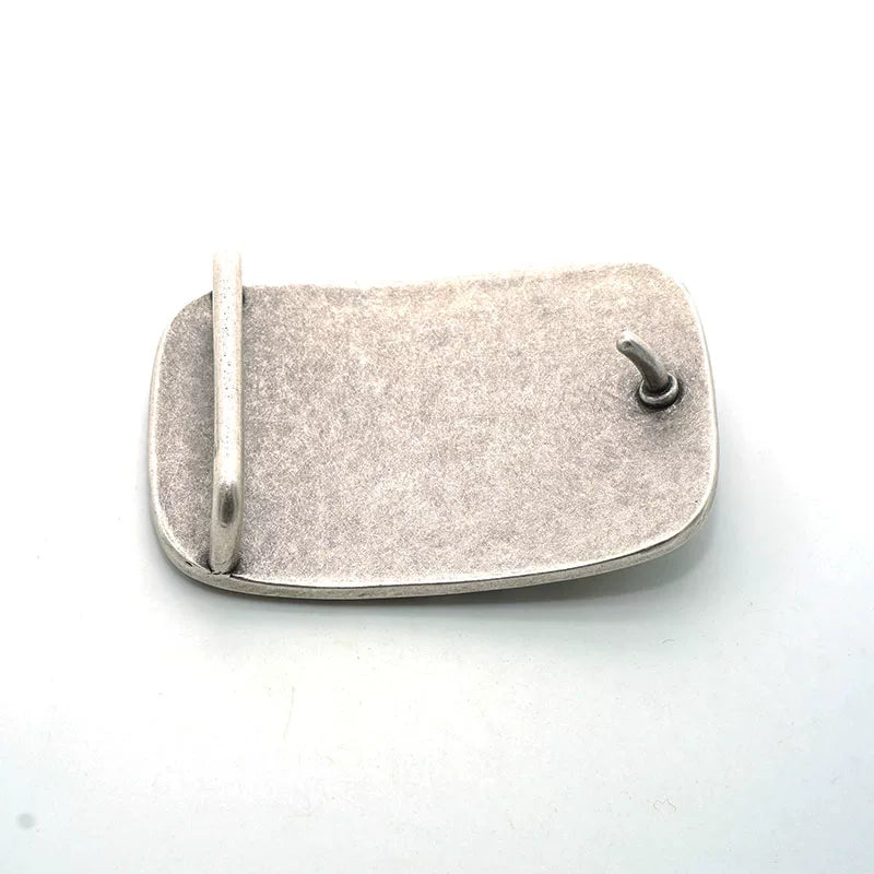 Solid Brass Antique Bronze Vintage Western Belt Buckle for 38mm Strap