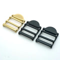 Solid Copper Oxidized Vintage Tri-Bar Slider for 26mm Strap