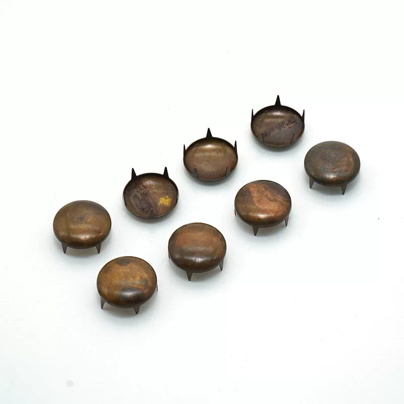 Solid Copper Oxidized Vintage Rivet 15x4mm