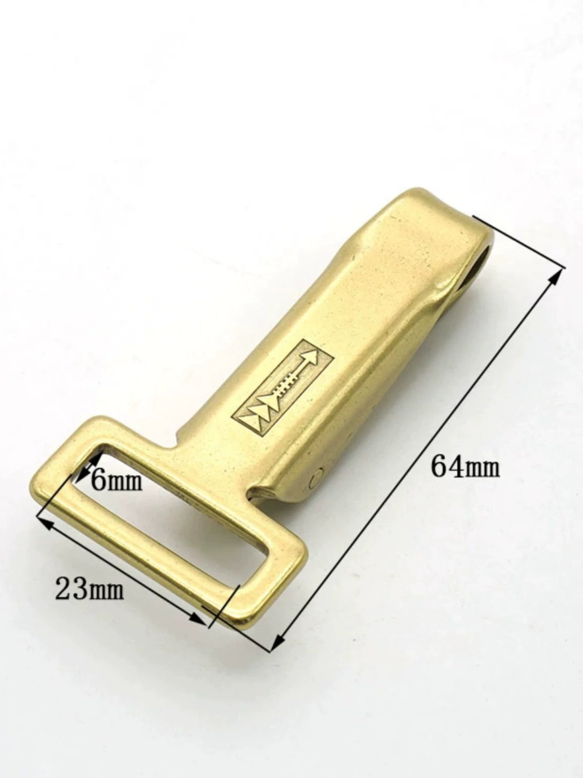 Solid Brass Keychain