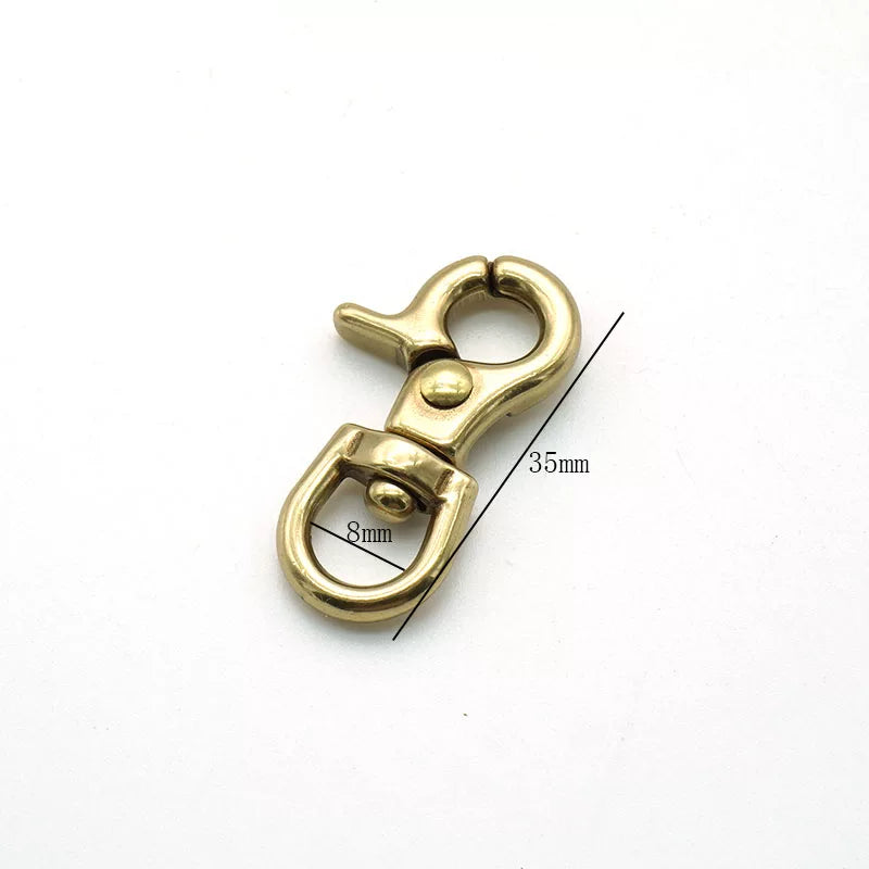 Solid Brass Keychain