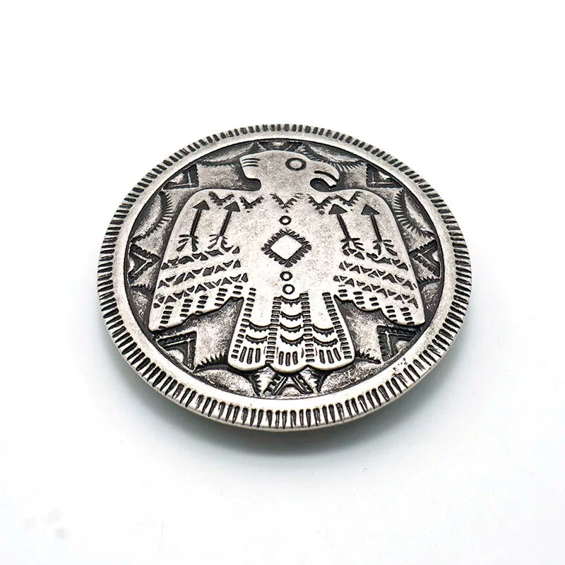 Solid Copper Vintage Button 55mm
