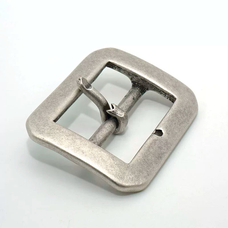 Solid Brass Antique Silver Plated Western Tri-Glide Pin for 44mm Strap