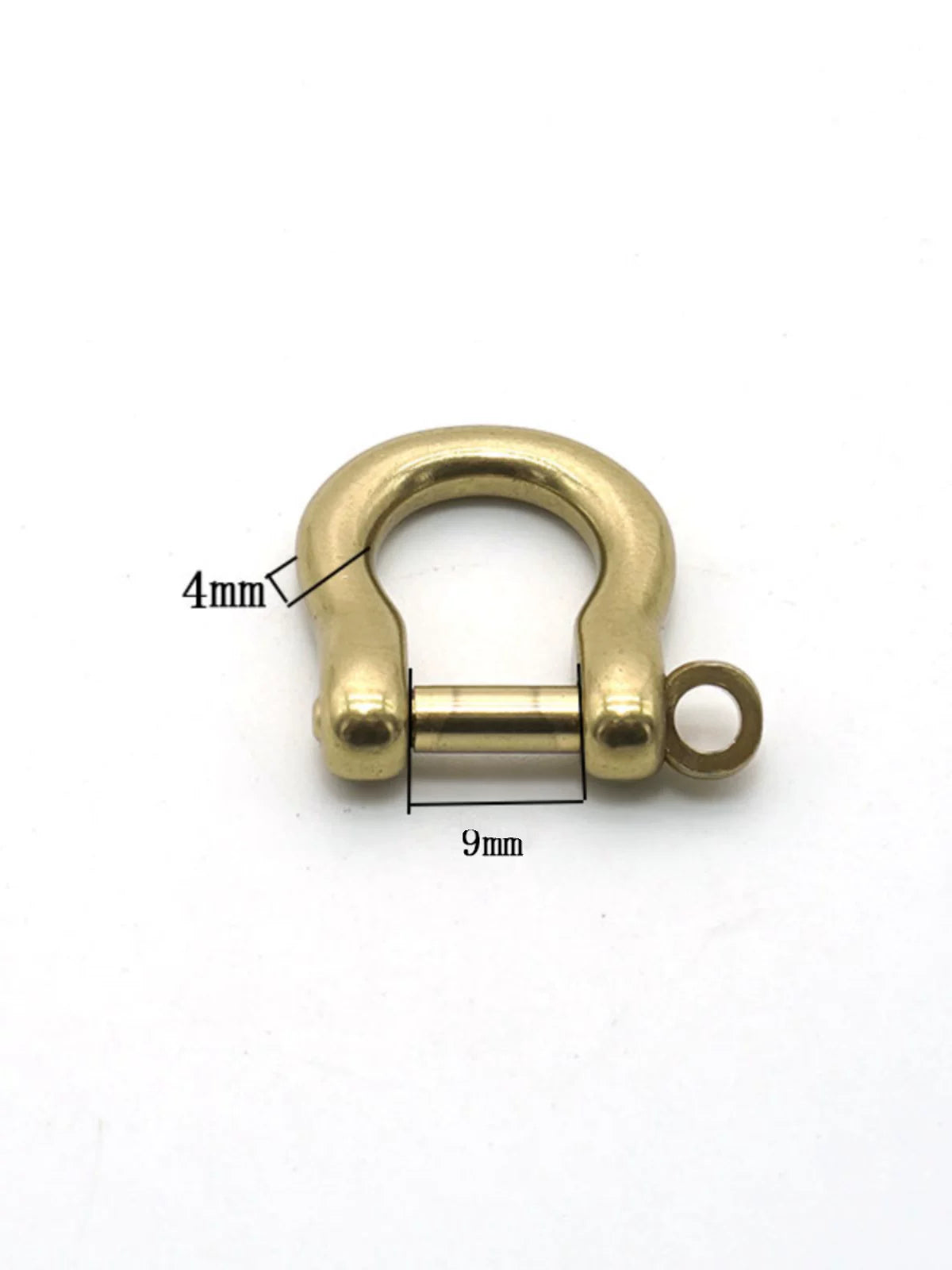 Solid Brass Antique Silver Plated Open Horseshoe Buckle