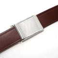 Solid Brass Silver Plated Belt Buckle 2.5cm