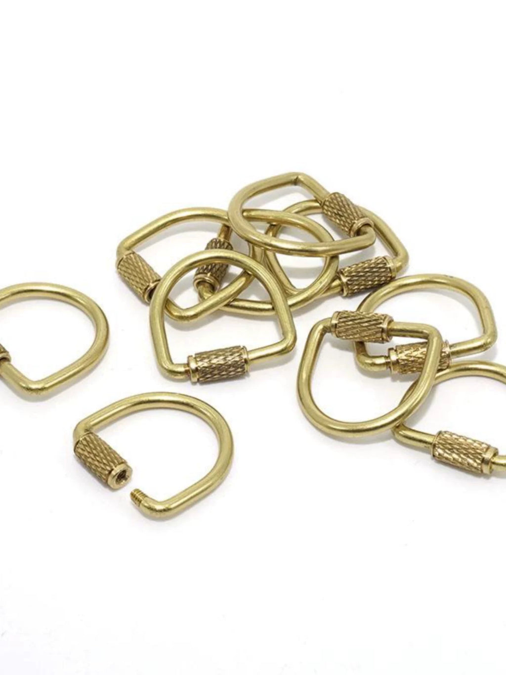 Solid Brass Vintage D-Ring