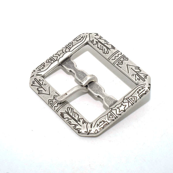 Solid Copper Antique Silver Plated Tri-Glide Pin for 40mm Strap