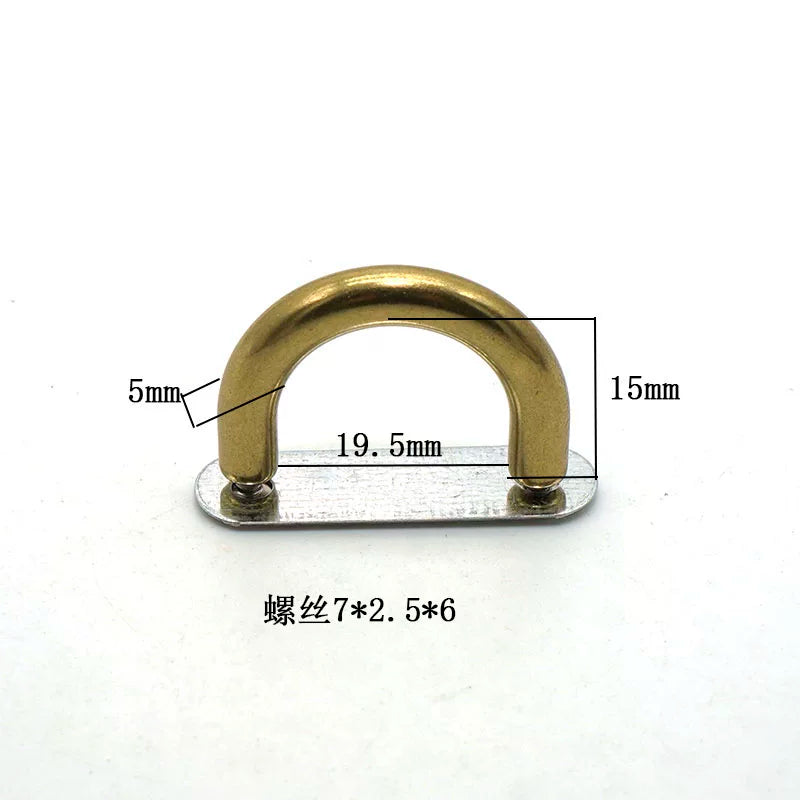Solid Copper Arch Buckle