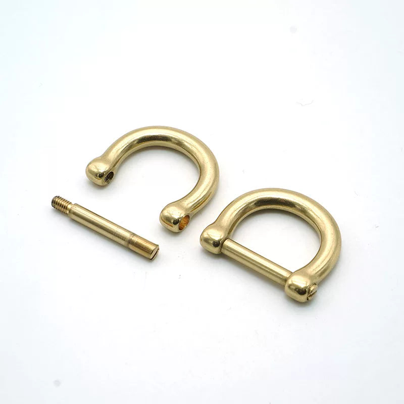 Solid Brass Japanese Style Horseshoe Buckle