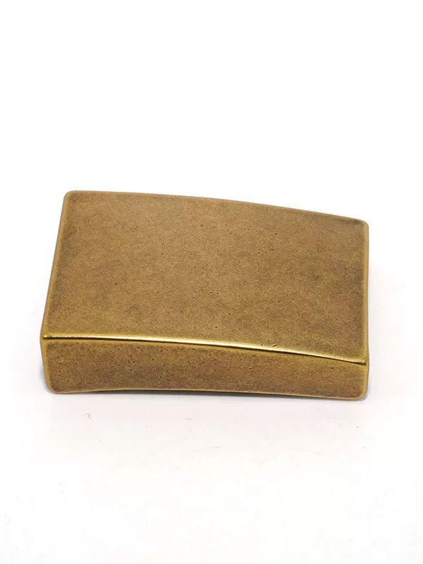 Solid Brass Antique Bronze Belt Buckle 3.0cm