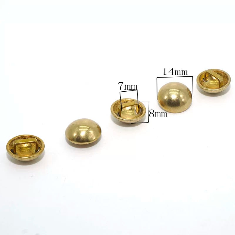 Solid Brass Rivet 14mm