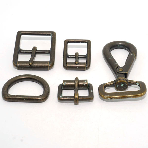 Solid Copper Antique Bronze Vintage Strap Adjuster