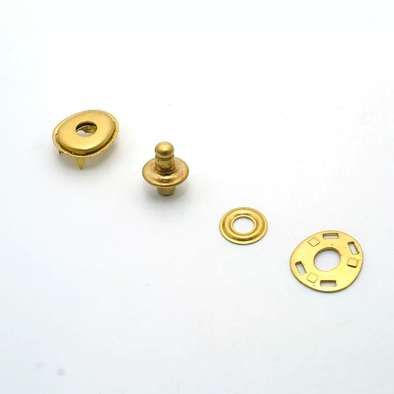 Solid Brass Vintage Western Snap Fastener