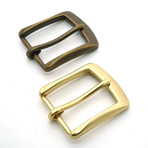 Solid Brass Antique Bronze Casual Pin Buckle 3.9cm