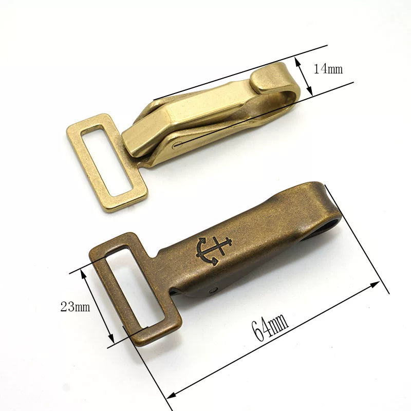 Solid Brass Keychain