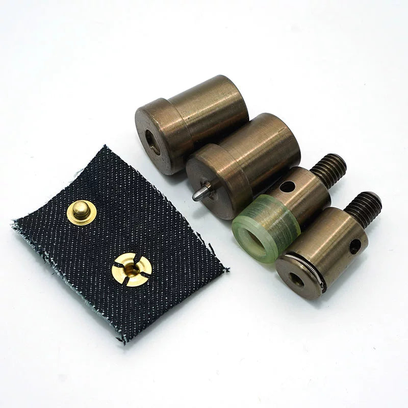Solid Copper Floral Snap Fastener 10.5mm 4-Piece Set
