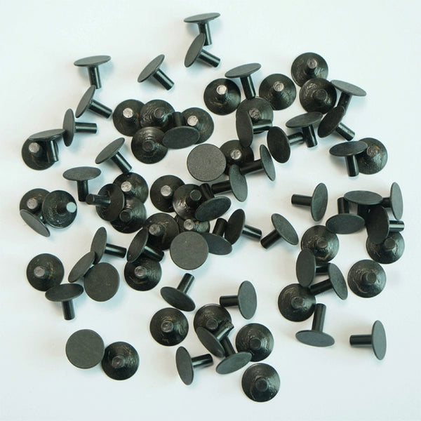 Copper Matte Black Solid Permanent Rivet 10mm