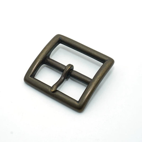 Solid Copper Antique Bronze Vintage Casual Belt Buckle for 40mm Strap