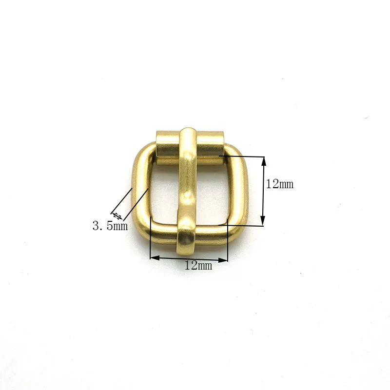 Solid Brass Antique Bronze Roller Buckle