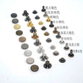 Solid Copper Floral Snap Fastener 10.5mm 4-Piece Set