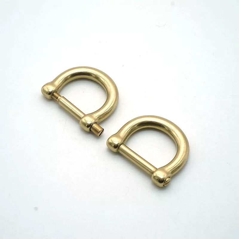 Solid Brass Japanese Style Horseshoe Buckle