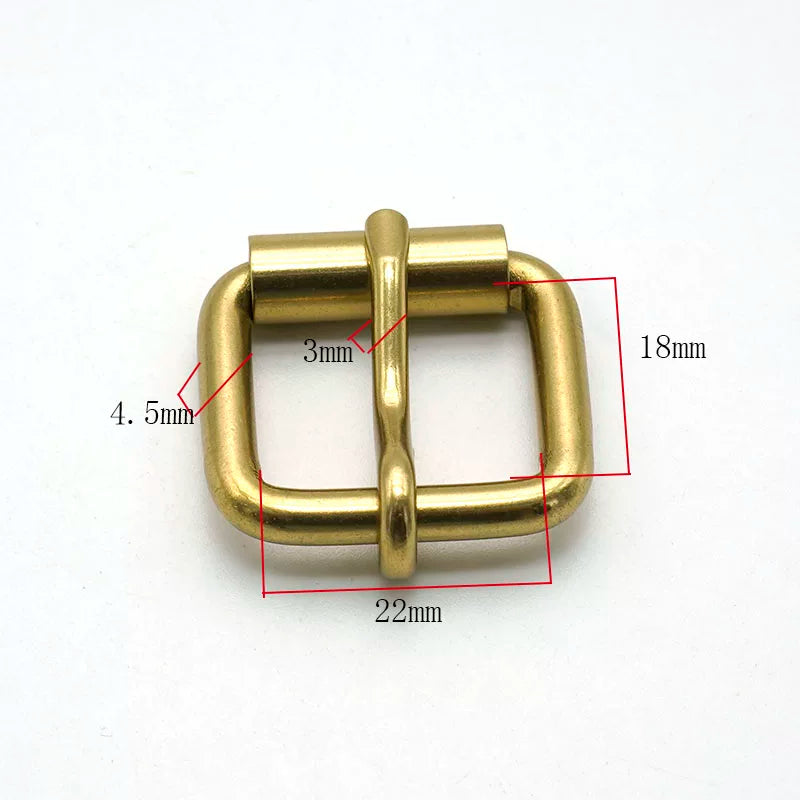 Solid Brass Antique Bronze Roller Buckle