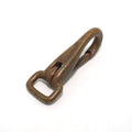 Solid Brass Oxidized Keychain