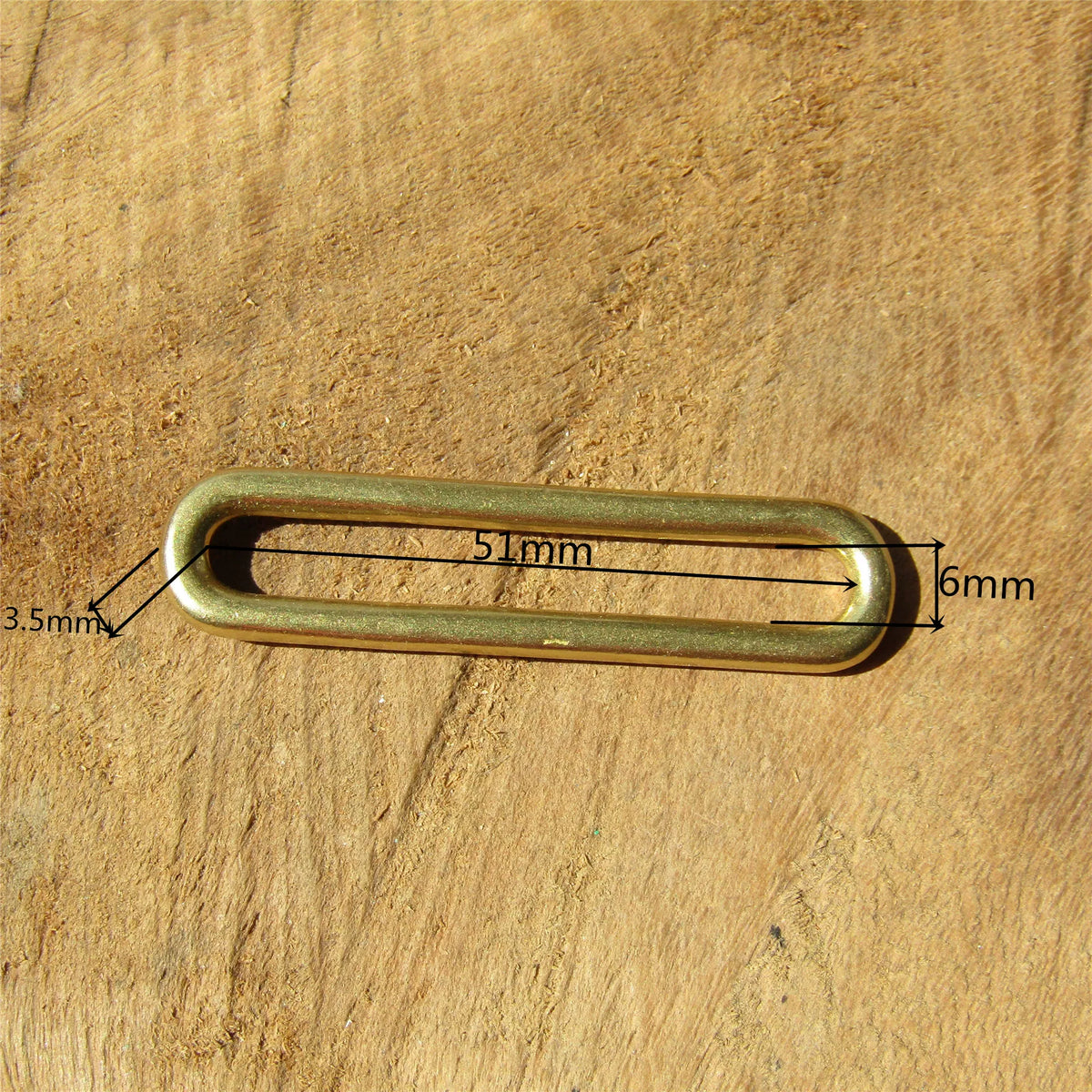 Solid Copper D-Ring