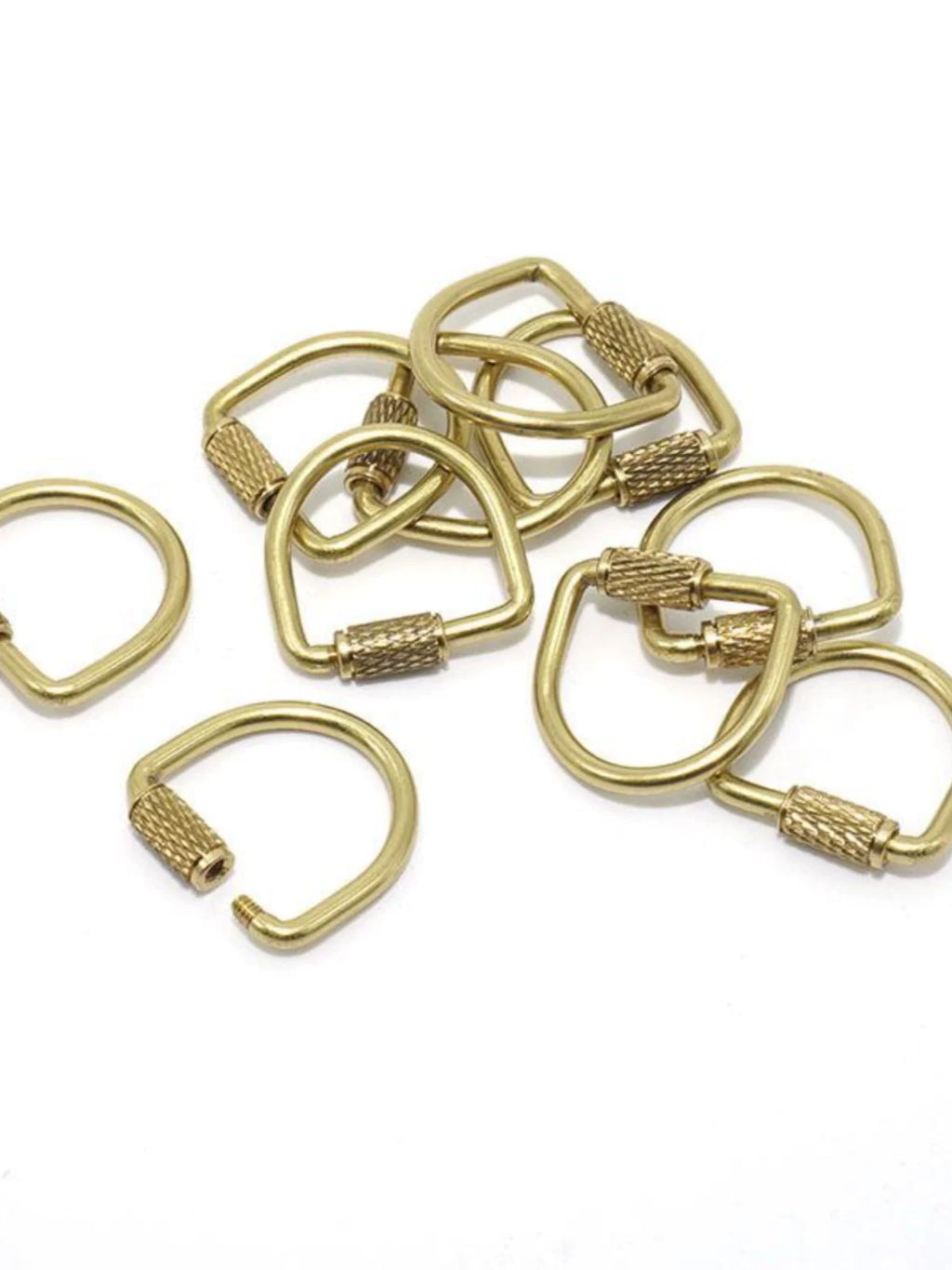 Solid Brass Vintage D-Ring
