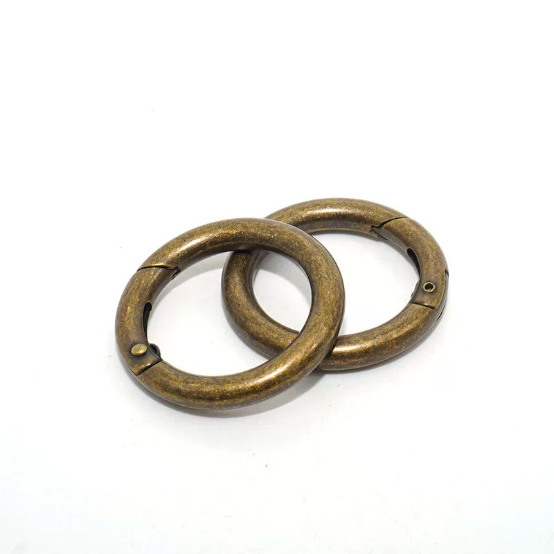 Solid Brass Antique Bronze Open O-Ring