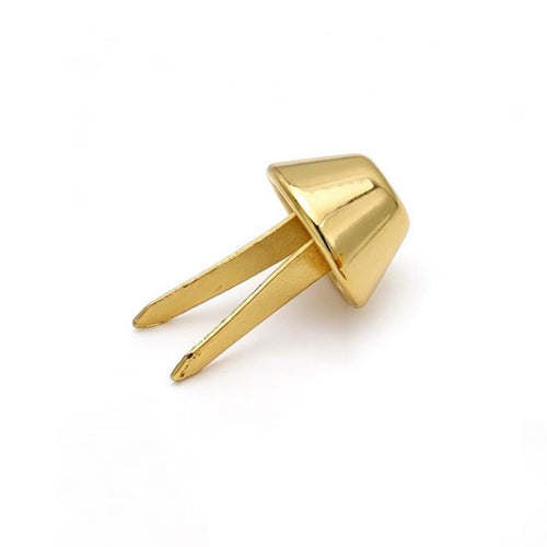 10mm gold purse feet for leather bag bottoms