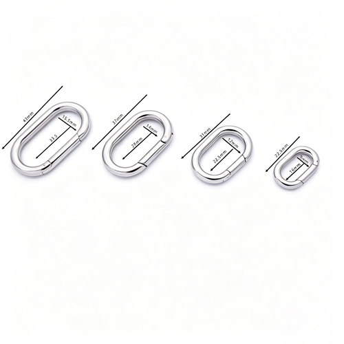 316 stainless steel oval spring rings size range 16-33.5mm