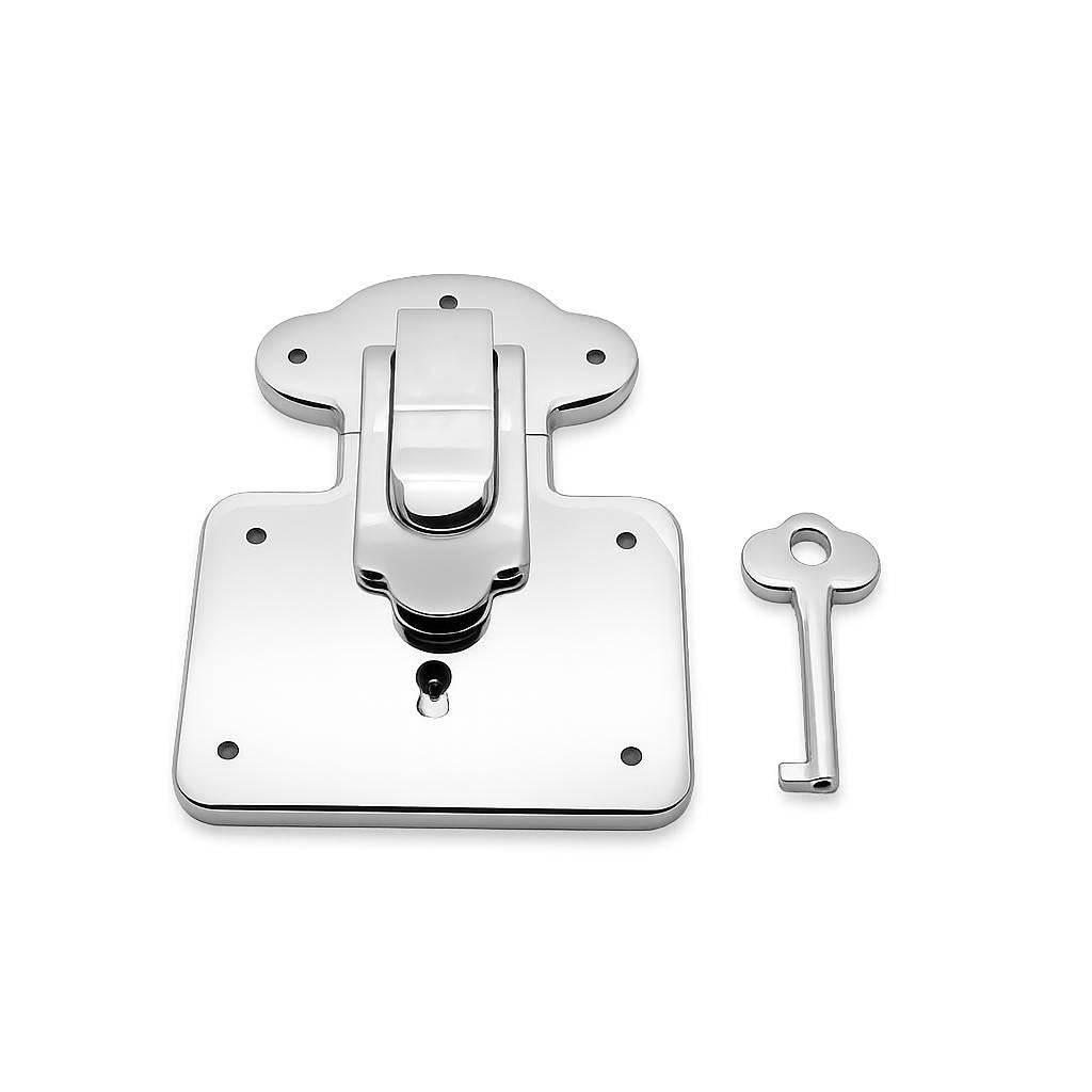 Close-up of medium T-lock clasp for suitcase repair
