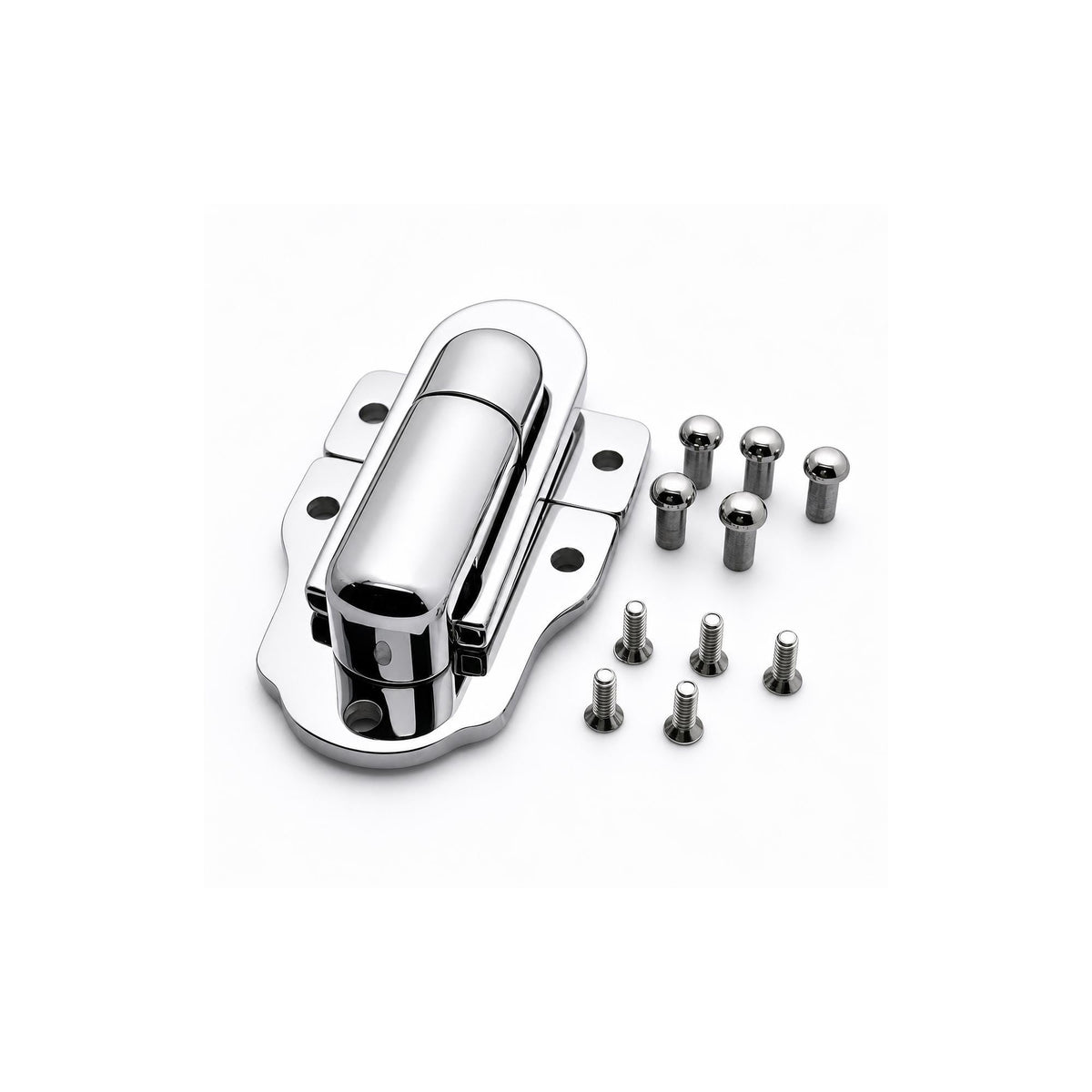 Small metal square lock clasp for boxes and cases