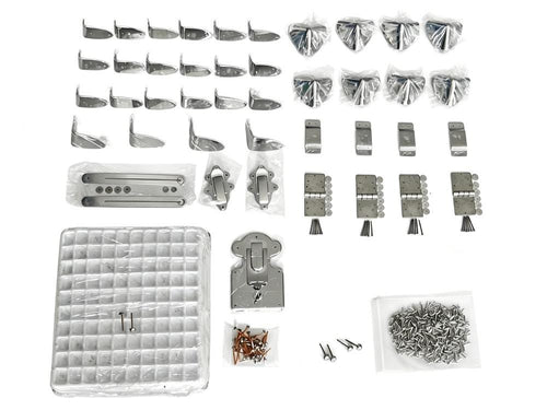 Coffee table trunk hardware kit for large chests