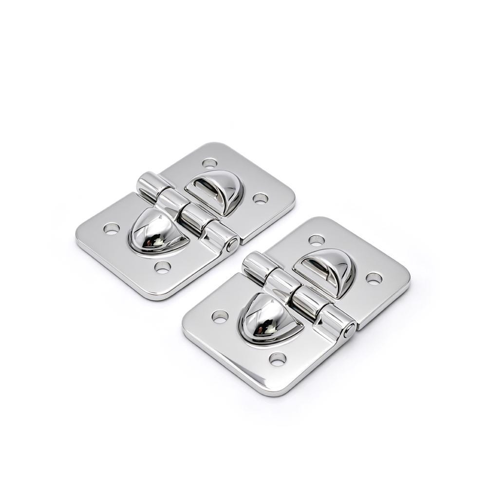 Jewelry box limit hinges for controlled lid opening