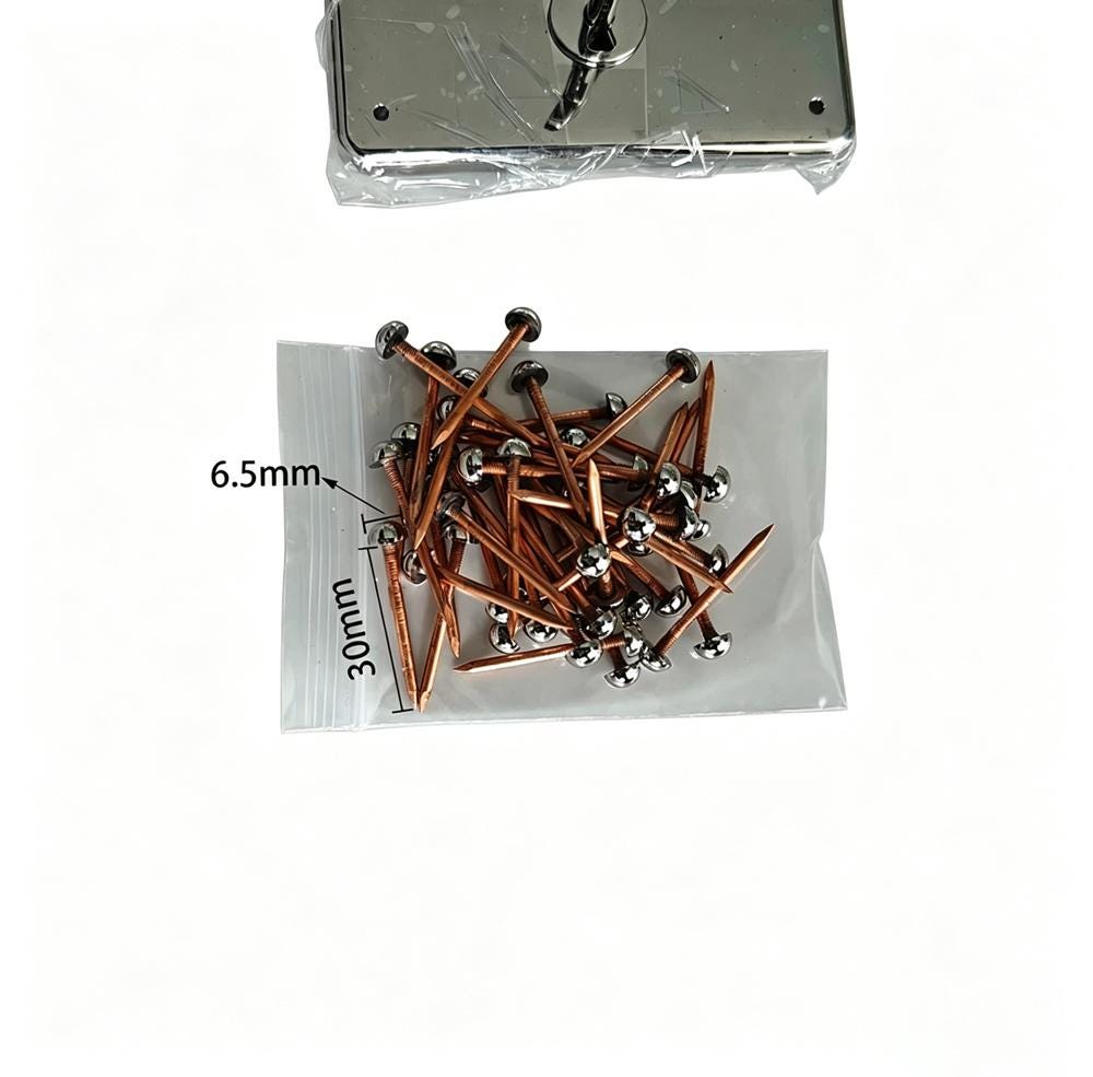 Coffee table trunk hardware set for handmade wooden chests