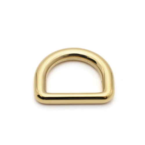 Small stainless steel D-ring buckles for bags and keychains, 11-13mm