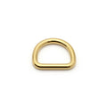 Small stainless steel D-rings for purse straps, 8.5-9.5mm