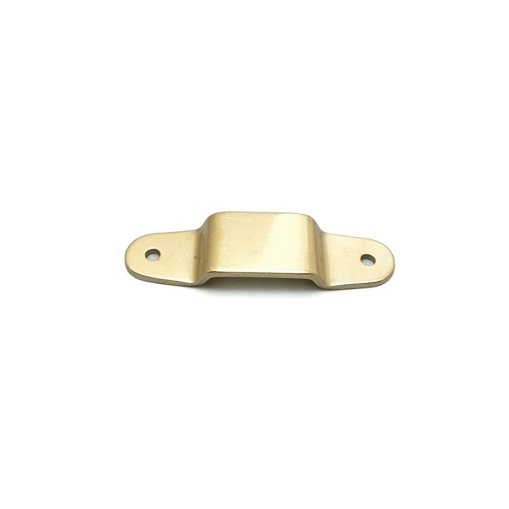 Brass box pull handle hardware for wooden cases