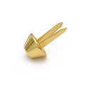 Gold metal bag feet studs, 10mm