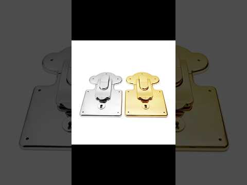 Large T-Lock Clasp with Key for Wooden Trunks